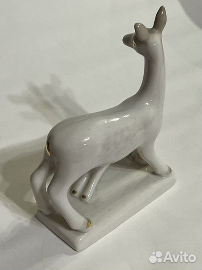 Статуэтка фарфор Олениха зхк Полонное СССР