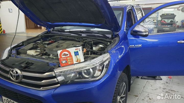 Сигнализация Старлайн с автозапуском+Установка