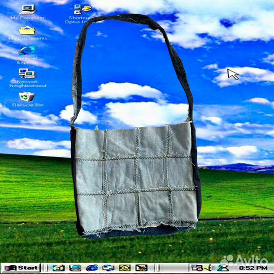 Сумка джинсовая y2k