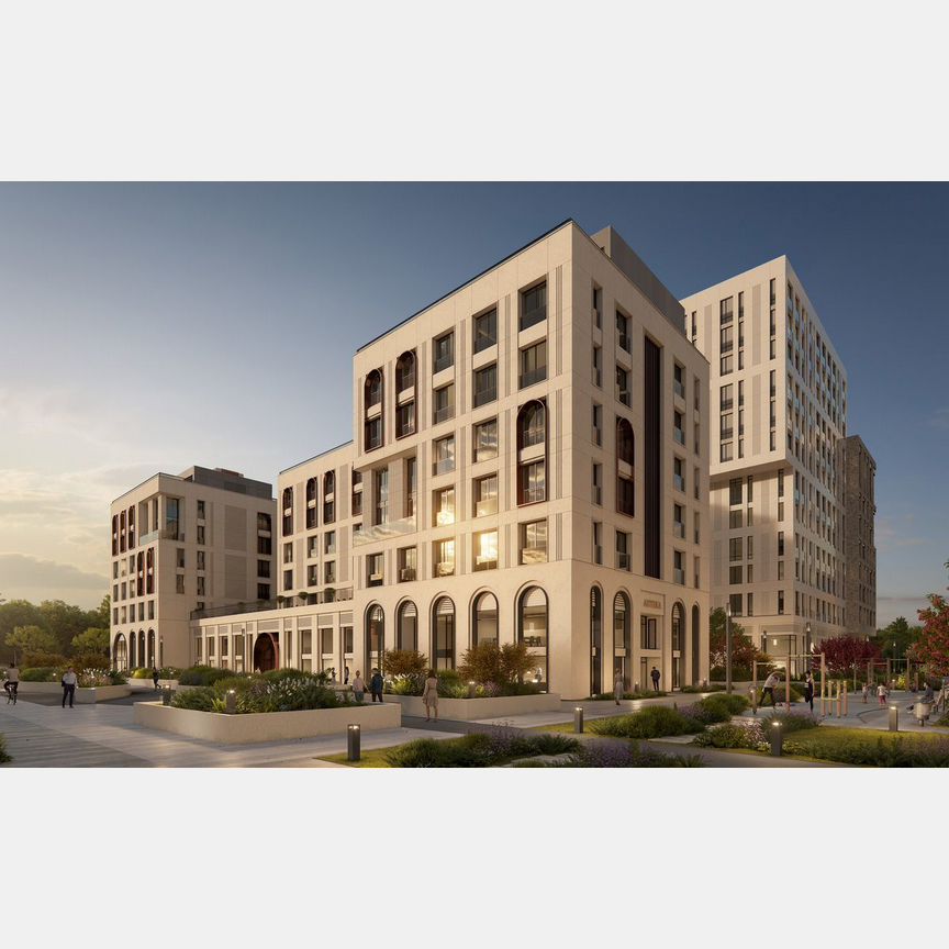 2-к. квартира, 64,1 м², 2/19 эт.