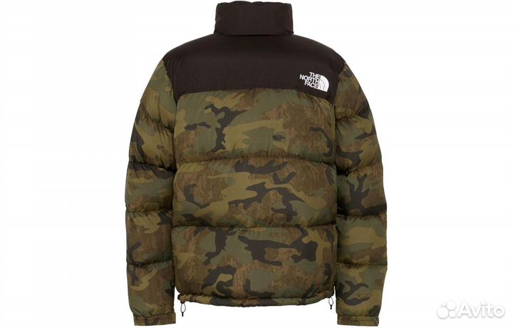 THE north face Down Jacket Men Green Camouflage (M)(14)