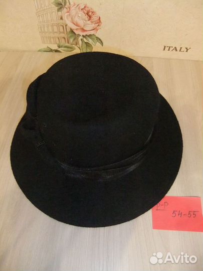 Шляпа женская фетровая
