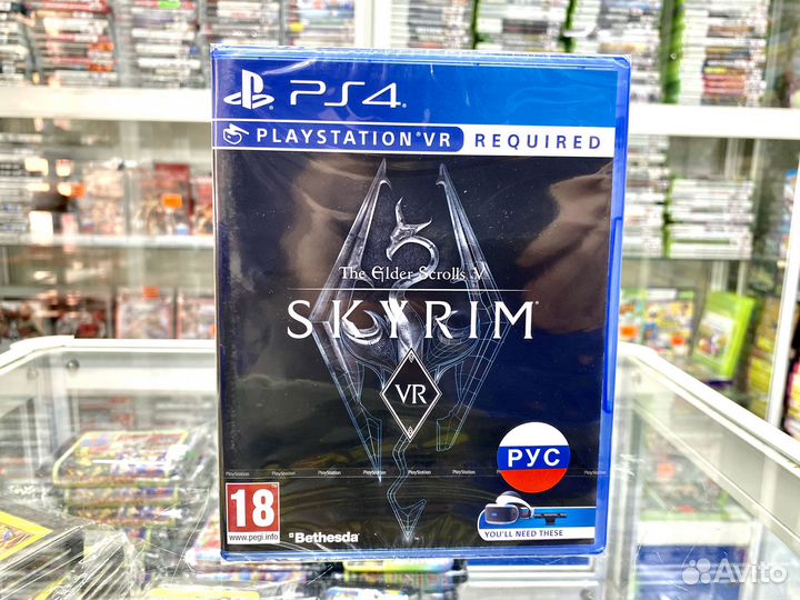 Skyrim VR игра для Ps4 Новый