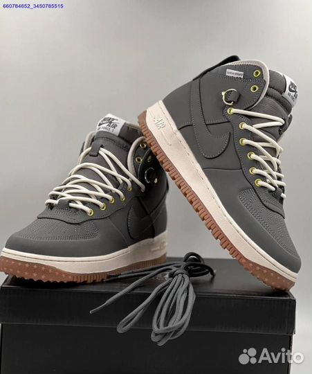 Кроссовки Nike Air Force 1 Duckboot (с мехом) (Арт.23481)