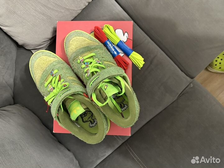 Кеды adidas forum low grinch