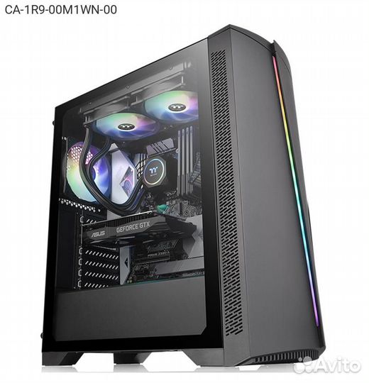 Корпус Thermaltake H350 Miditower Без бп чёрный, C