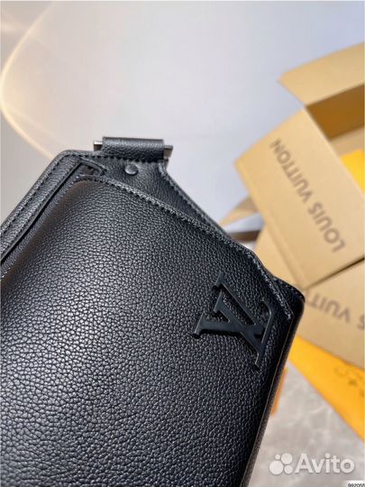Мужская сумка барсетка через плечо Luis vuitton