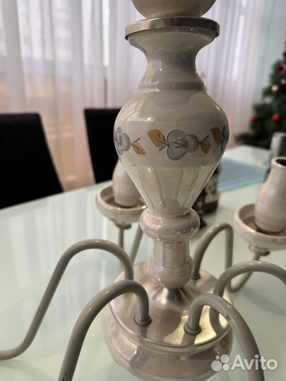 Люстра фарфоровая СССР