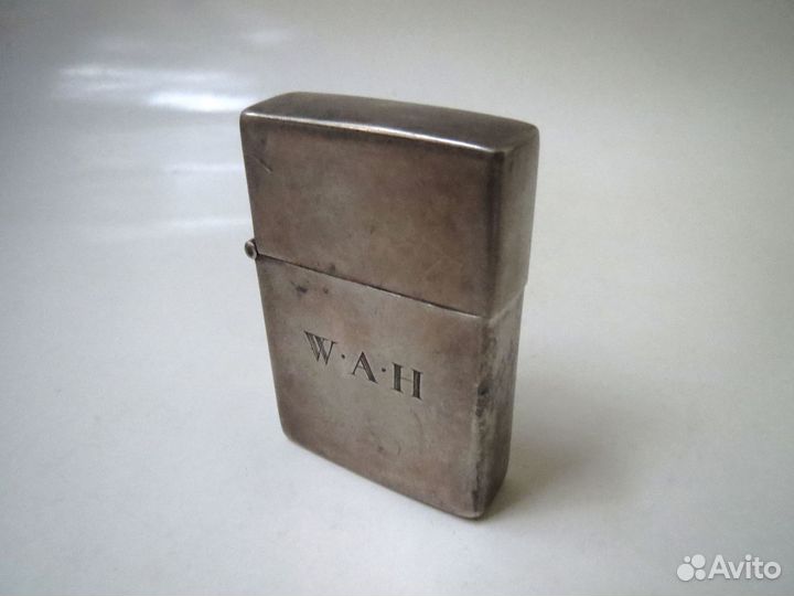 Зажигалка бензиновая серебряная