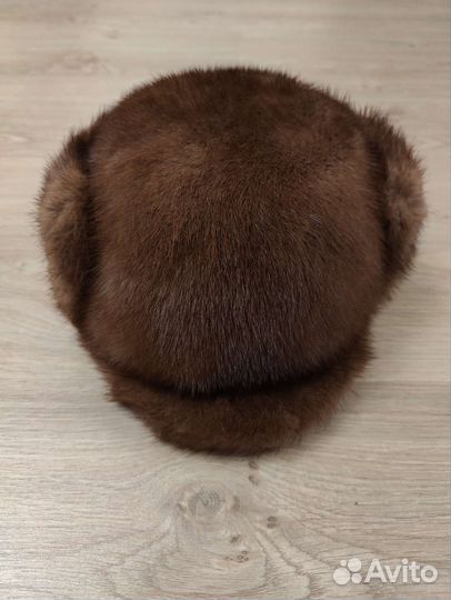 Норковая шапка мужская новая