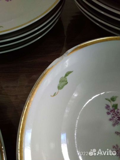 Тарелки Дулево Сирень