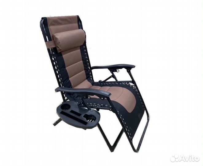 Шезлонг мягкий инерционный Parson до 120 кг 