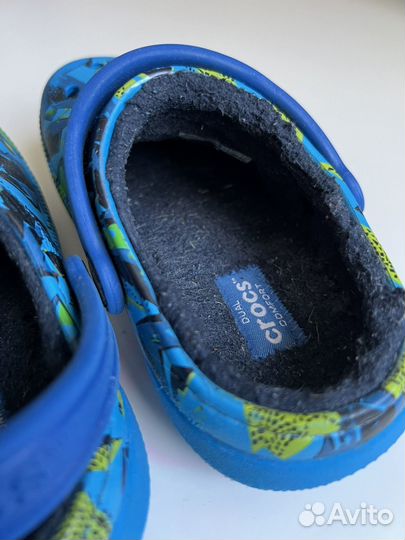 Crocs сабо детские утеплённые