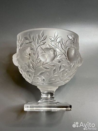 Хрустальная Ваза Lalique Elisabeth 1961г