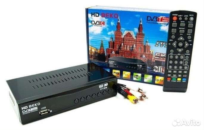 DVB-T2 тв приставка beko T8000 5K