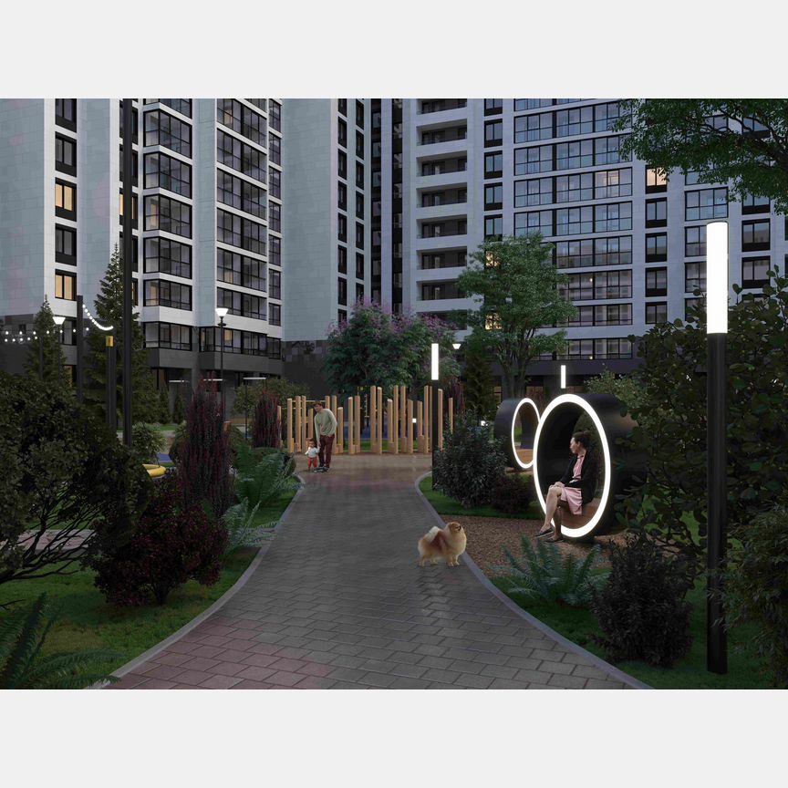3-к. квартира, 83,3 м², 2/16 эт.