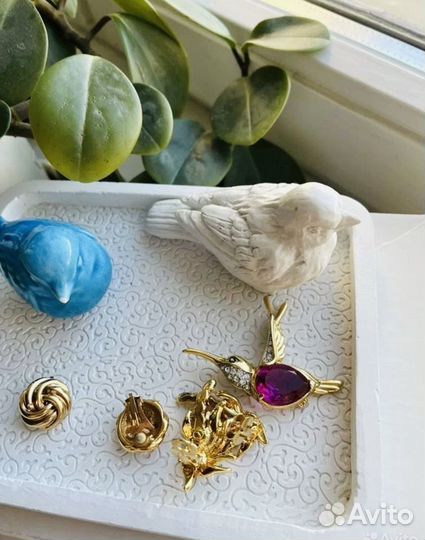 Винтажные клипсы