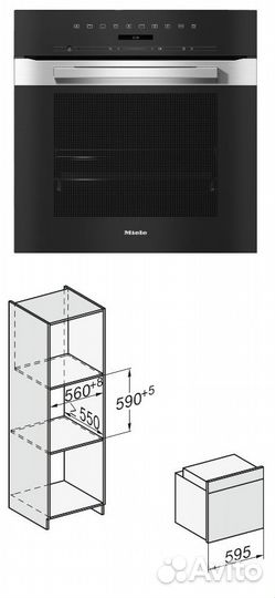 Духовой шкаф Miele H 7660 BP edst/clst