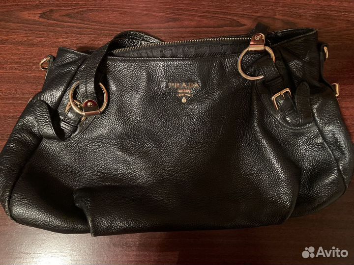 Сумка Prada женская натуральная кожа