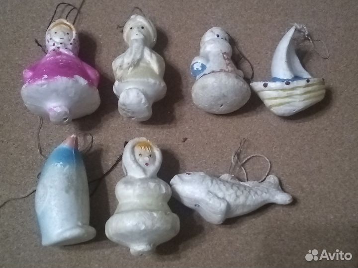 Ёлочные игрушки 50-60г.г