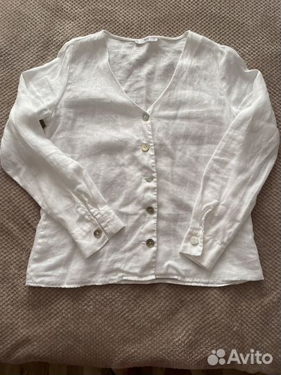 Блузка женская Mango лен р.S