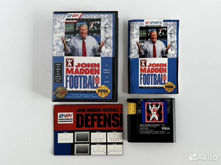 Игры John Madden 1992-1998 Sega Genesis