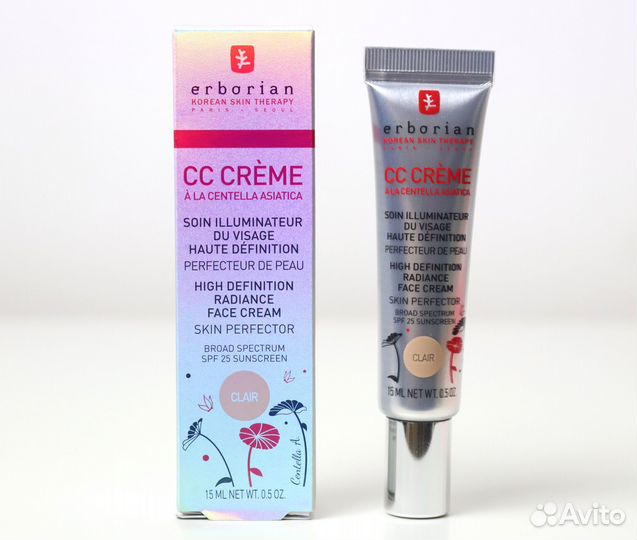 Erborian CC крем Светлый Clair spf25 15 мл