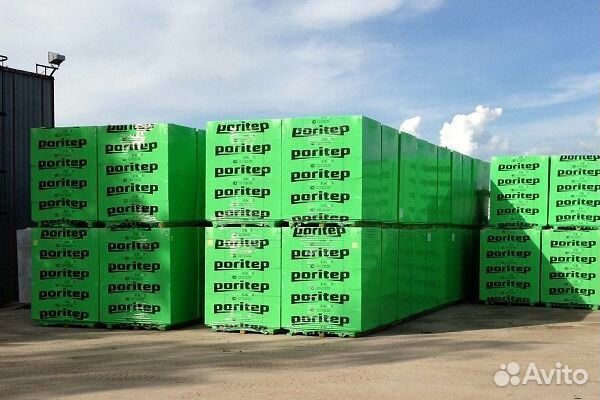 Перегородочные блоки Poritep 625х250х125