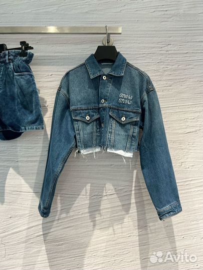 Джинсовая куртка Miu Miu