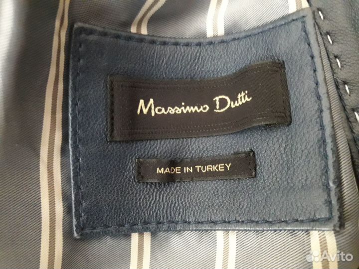 Женская кожаная куртка Massimo Dutti