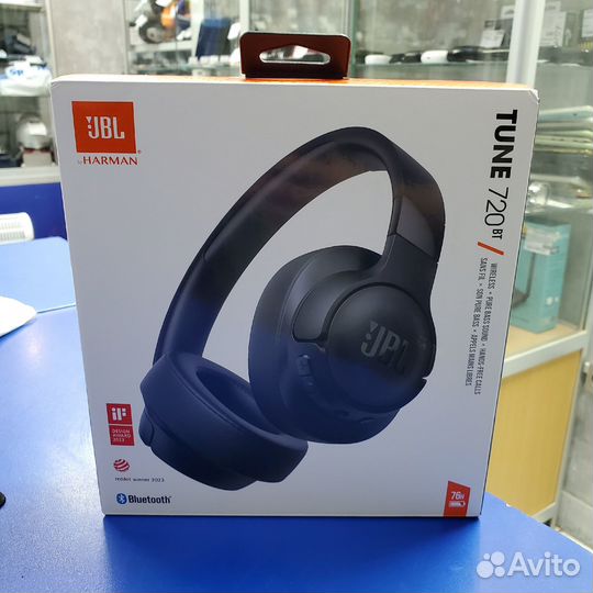 Беспроводные наушники JBL Tune 720BT, mini jack 3