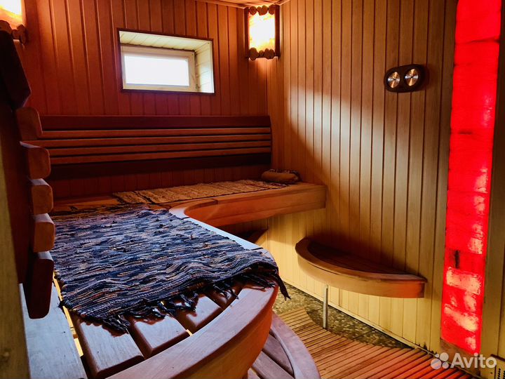 Семейная баня на дровах и дубовые веники