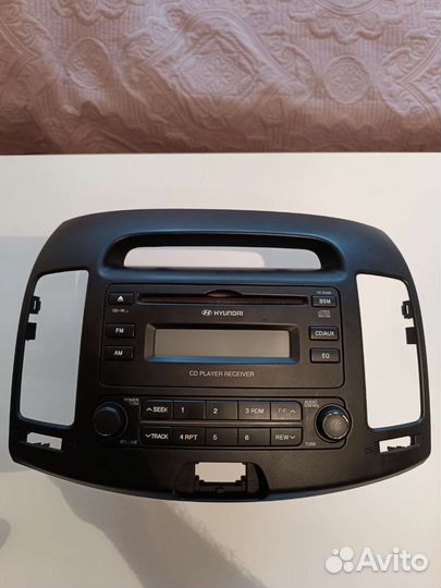 Магнитола и рамка hyundai elantra hd 2008