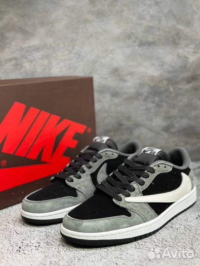 Кроссовки Nike Air Jordan 1 Low Grey Obsidian