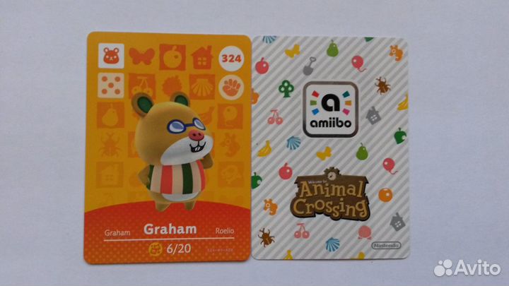 32. Animal Crossing amiibo-карты (321-330) 4U