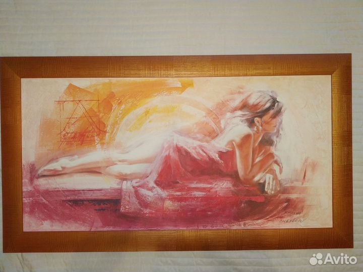 Картина Талантбека Чекирова. Репродукция. Большая