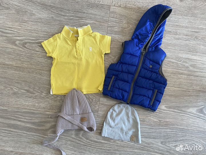Вещи пакетом на мальчика 9-12 мес