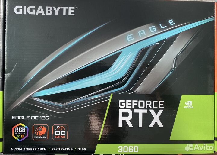 Видеокарта rtx 3060 12 гб бу