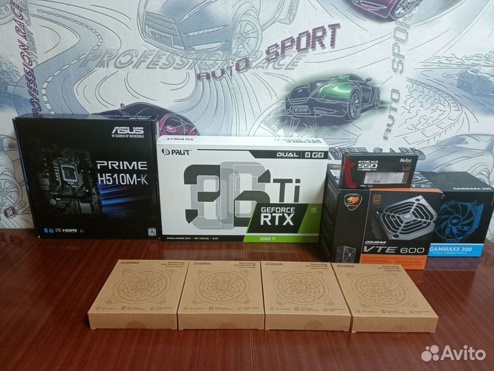 Игровой пк I5 10400f/RTX 3060TI/16GB/500GB nvme