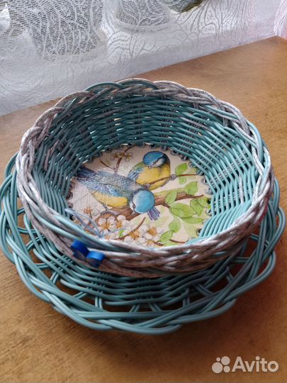 Корзинки плетеные из прутка (ротанга)