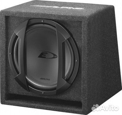 Alpine SBE-1244BR сабвуфер 30см в корпусе с фазои