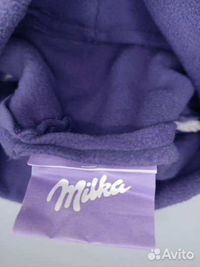 Шапка Milka с рогами Оригинал