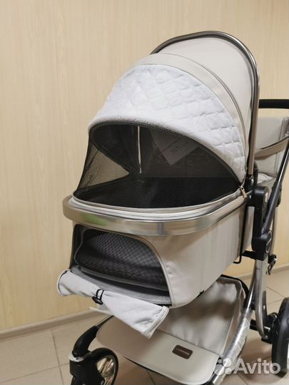 Коляска Luxmom 608 3в1 экокожа
