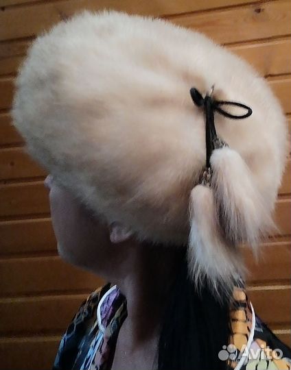 Шапка норковая женская бу