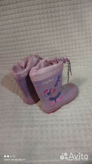 Детские резиновые сапоги 26 размер