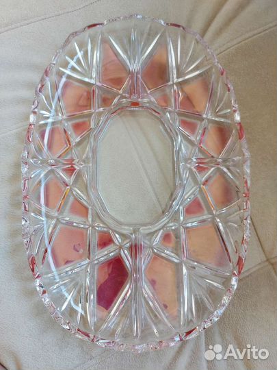 Менажница цветное стекло