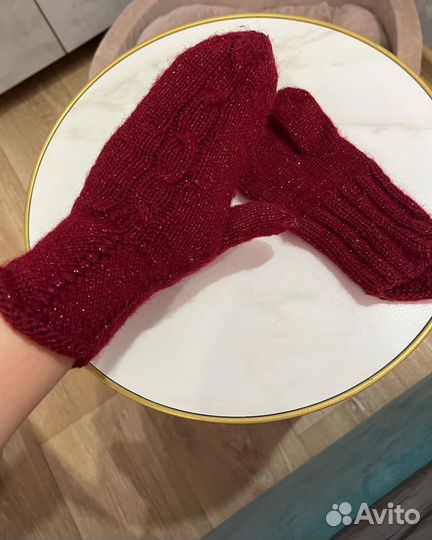 Вязанные варежки