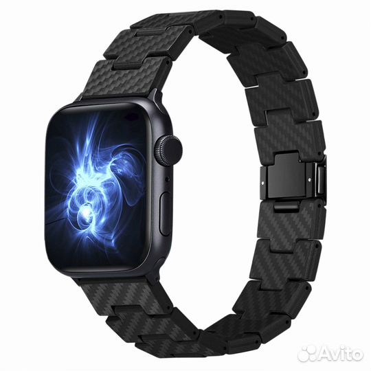 Pitaka Carbon Fiber Retro Band для Apple Watch