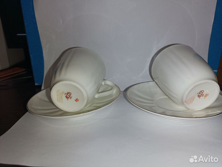Кофейные чашки лфз костяной фарфор