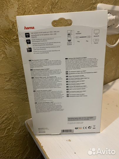 Переходник mini-DP -hdmi